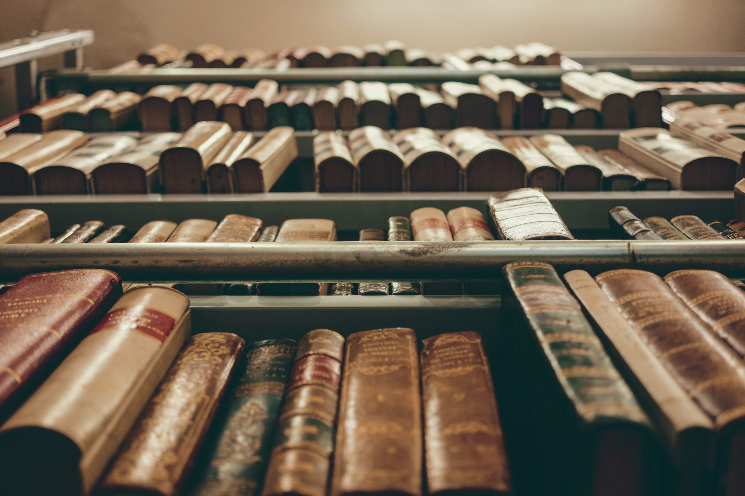 books on a shelf